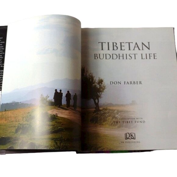 Tibetan Buddhist Life Coffee Table Illustrated Hardcover Book 1st Edition - Picture 3 of 7